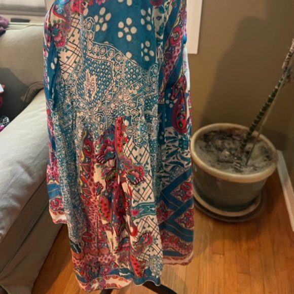 Johnny Was Babydoll Tunic Top - Picture 4 of 6